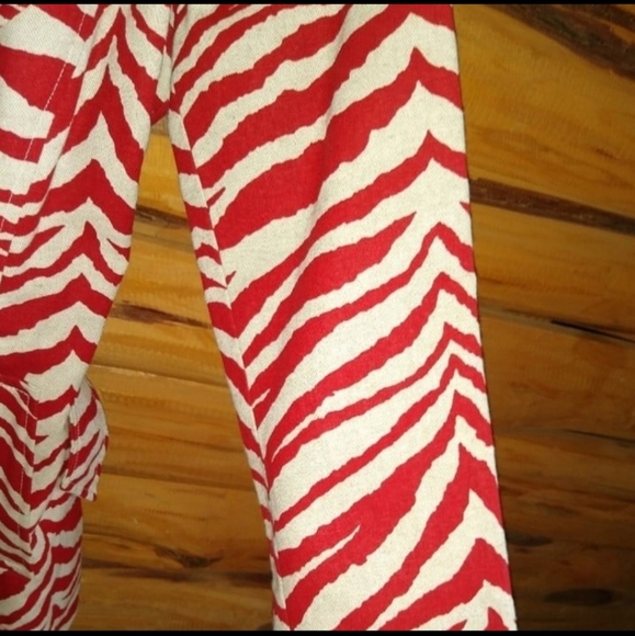 Bentley A. Red Zebra look Peacoat Jacket - Picture 4 of 7